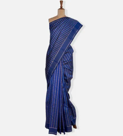 Blue Kanchipuram Silk Saree2