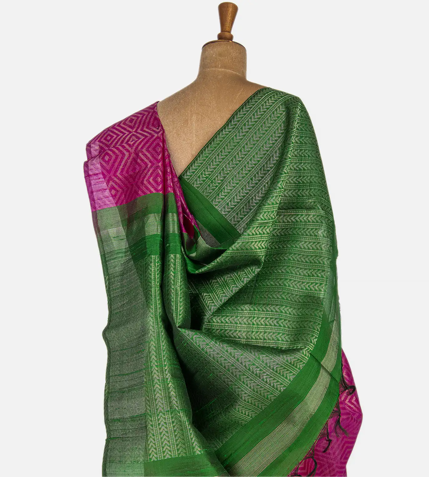 Pink Raw Silk Saree3