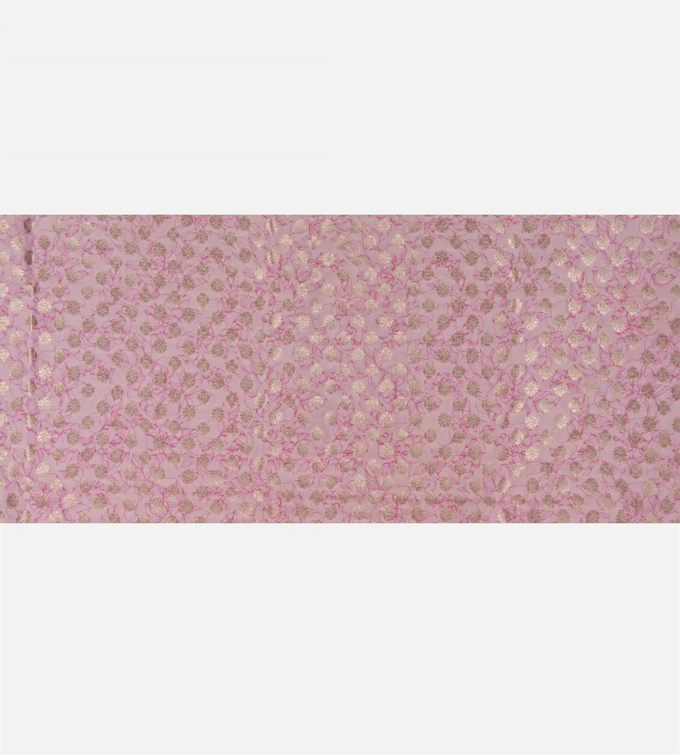 Pastel Pink Organza Saree4