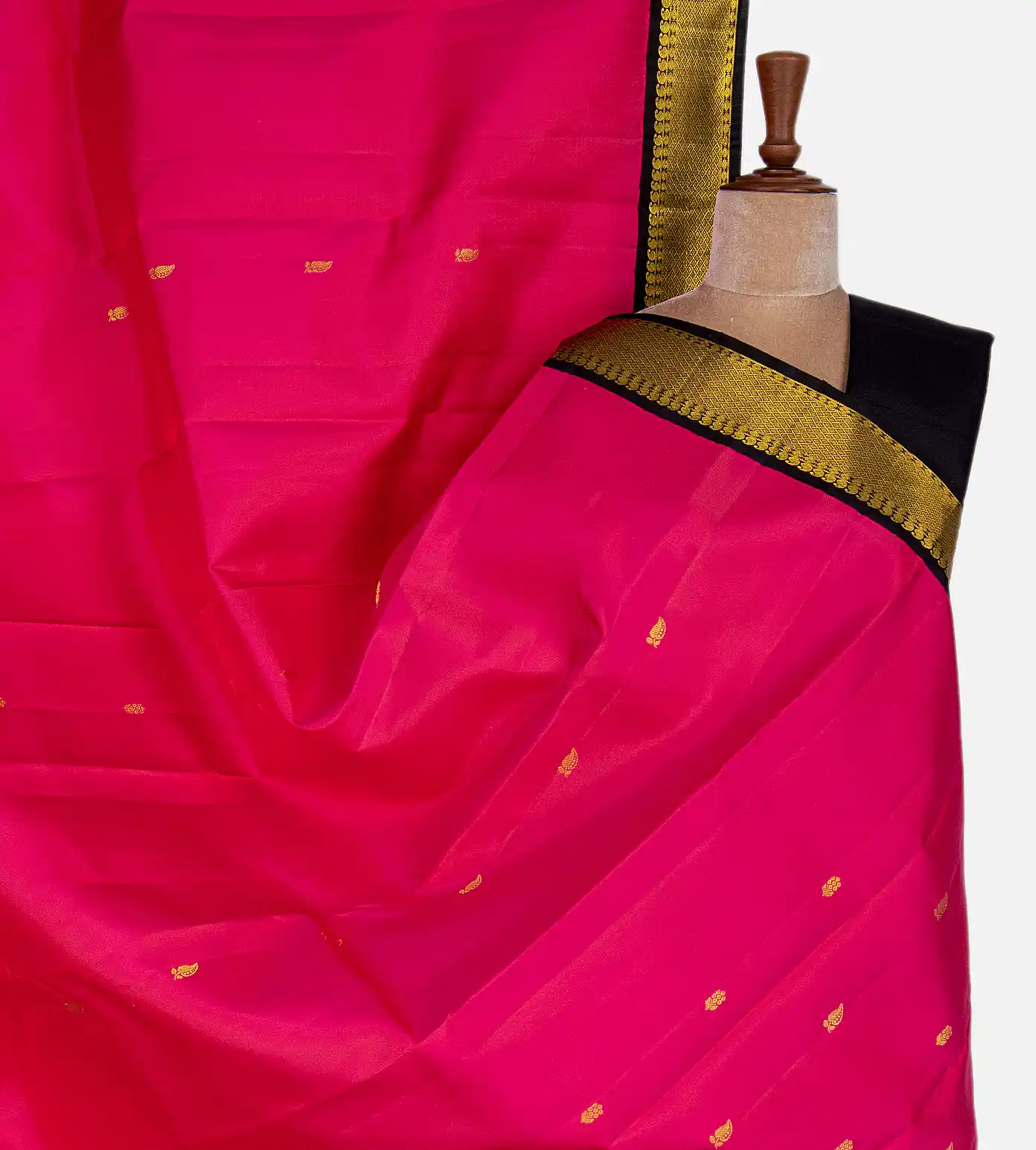 Pink Kanchipuram Silk Saree1