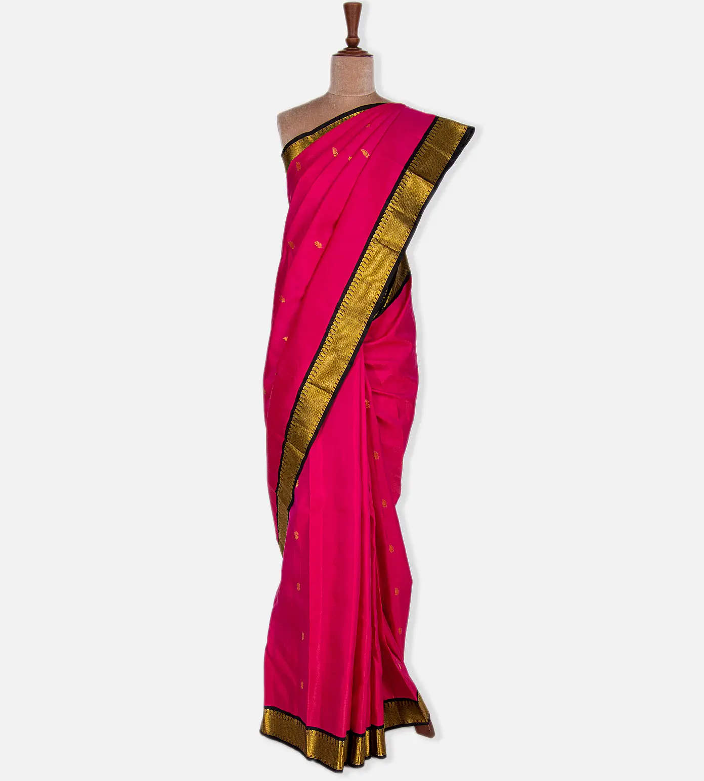 Pink Kanchipuram Silk Saree2