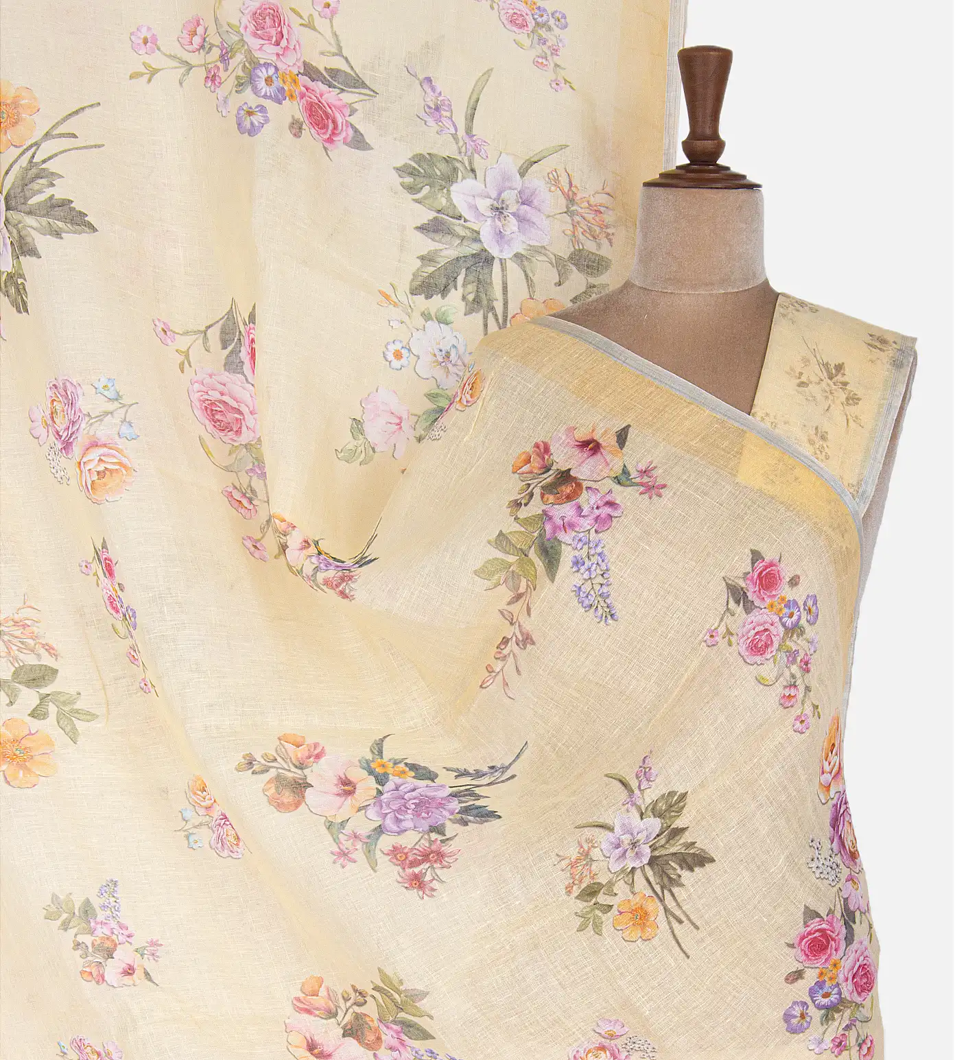 yellow-linen-saree-b0738911-a