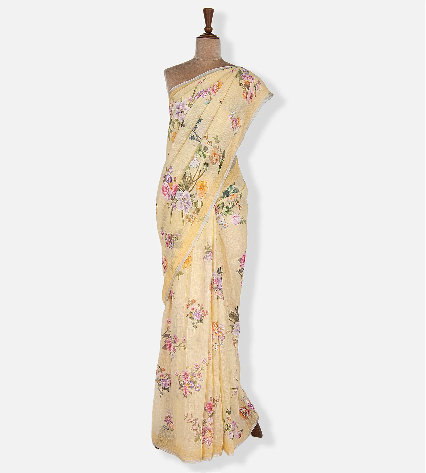 yellow-linen-saree-b0738911-b