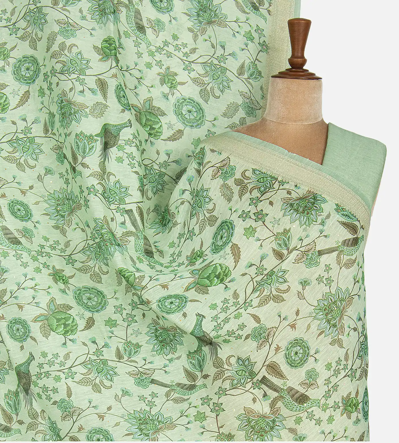 green-linen-saree-rv31959-a