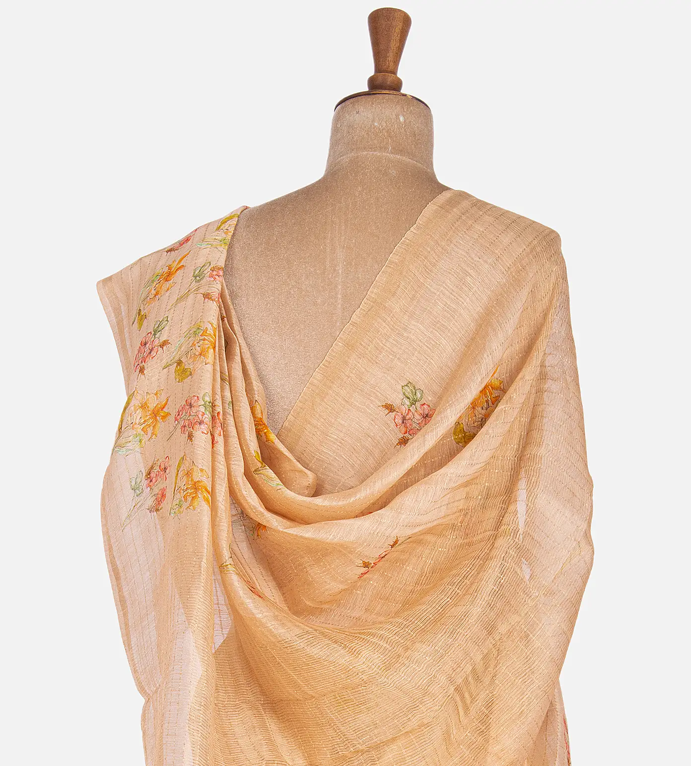 light-peach-linen-saree-rv33389-c