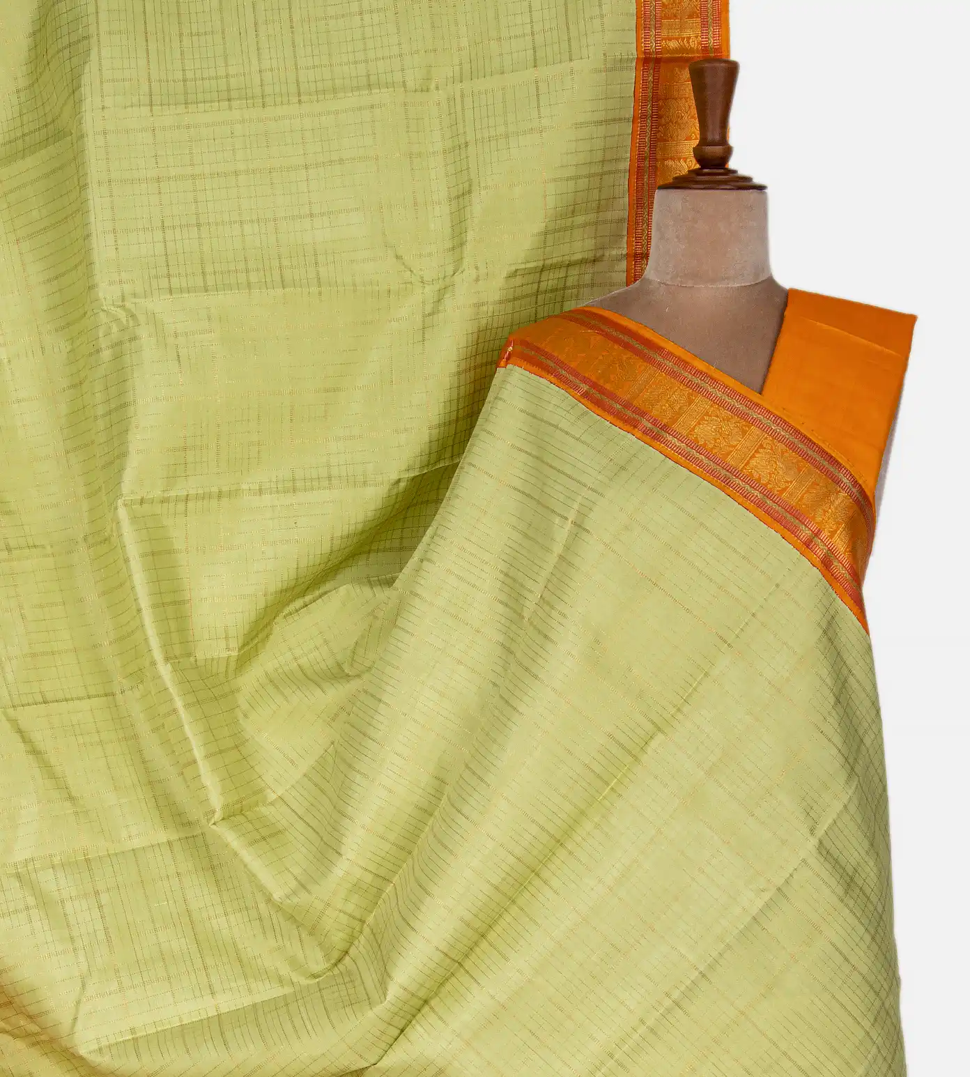 Green Kanchipuram Silk Saree1