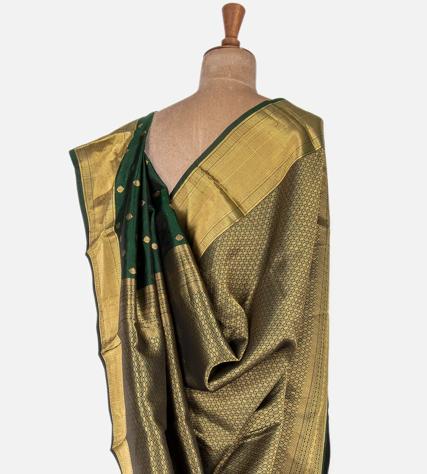 Green Soft Silk Saree3
