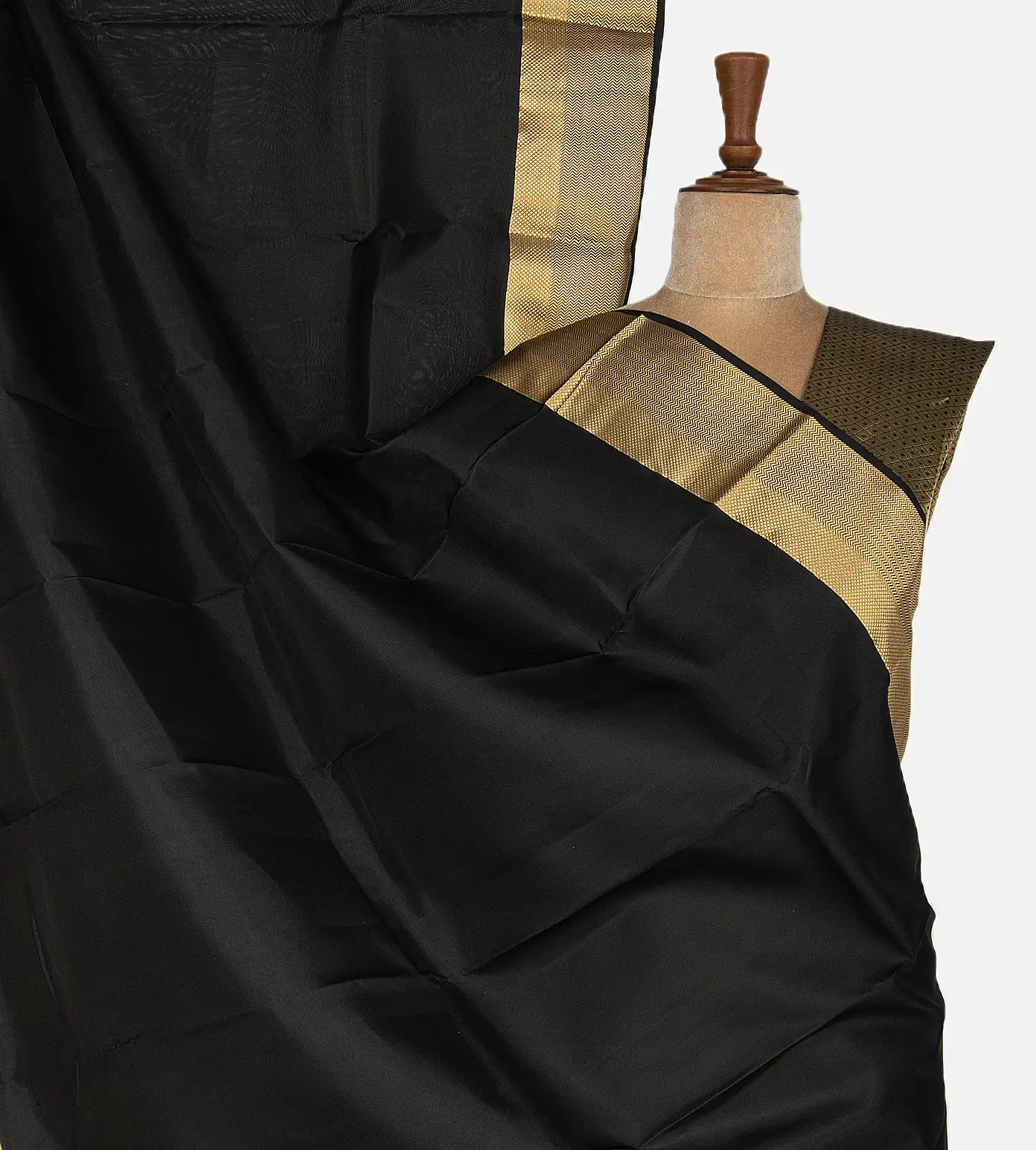 Black Soft Silk Saree1