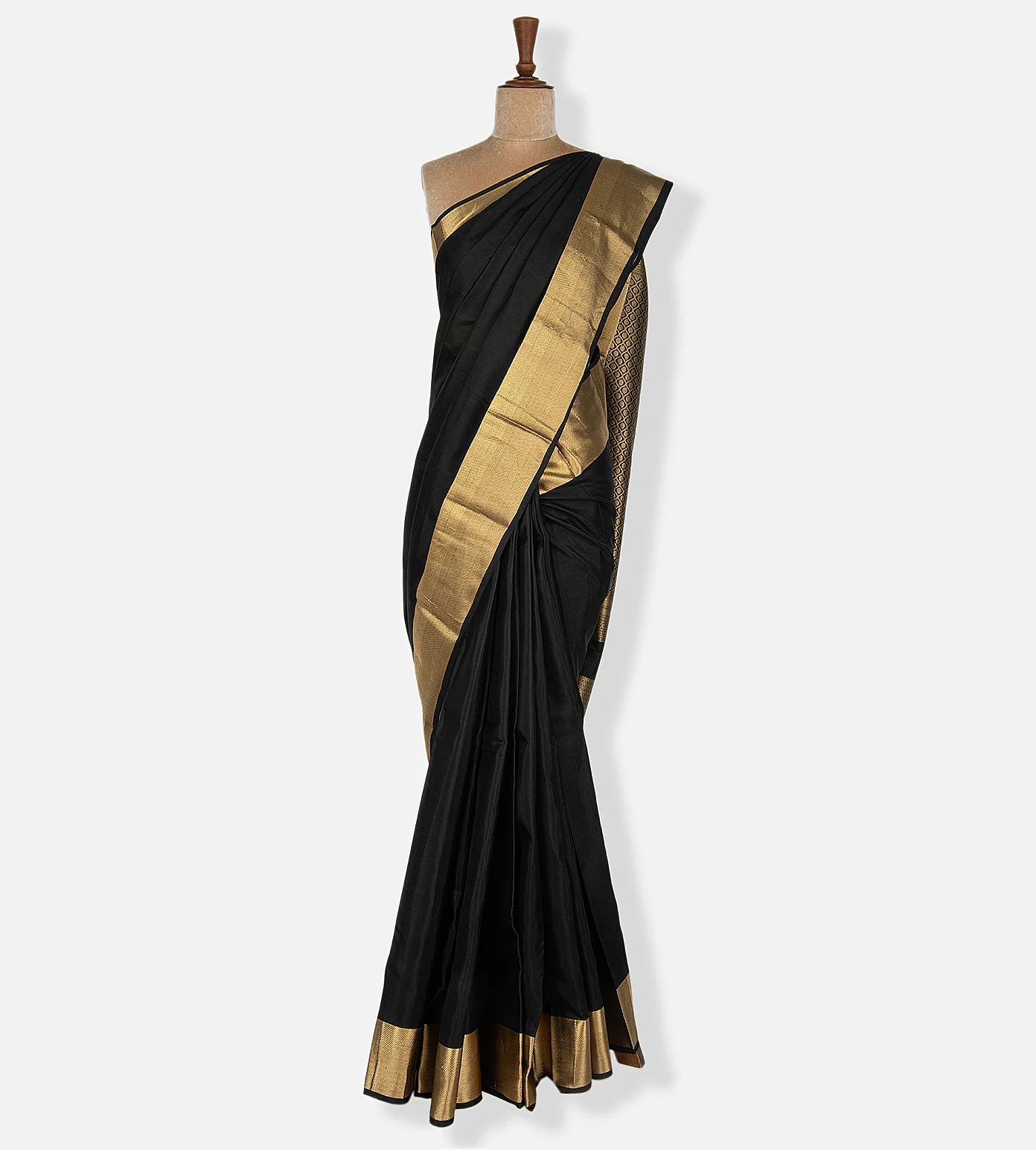 Black Soft Silk Saree2