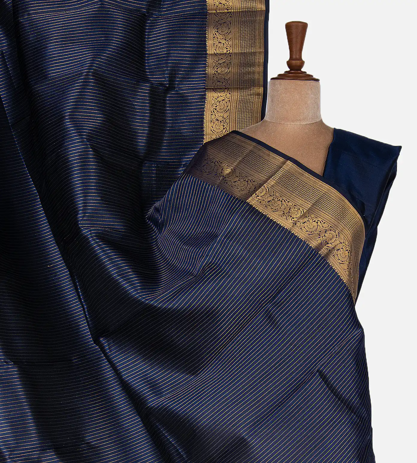 Blue Soft Silk Saree1