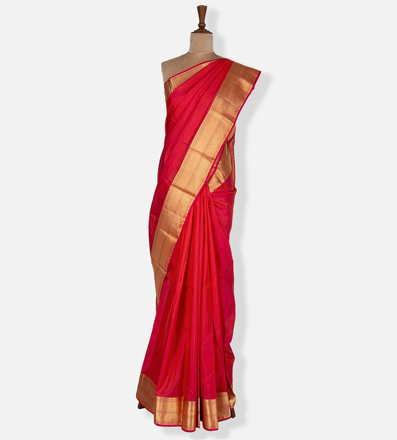 Pinkish Orange Soft Silk Saree2