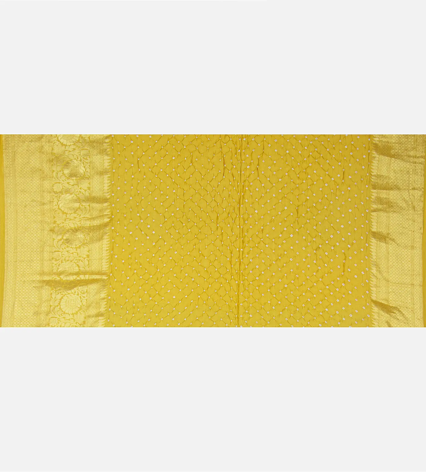 Pastel Green Chaniya Bandhani Saree4