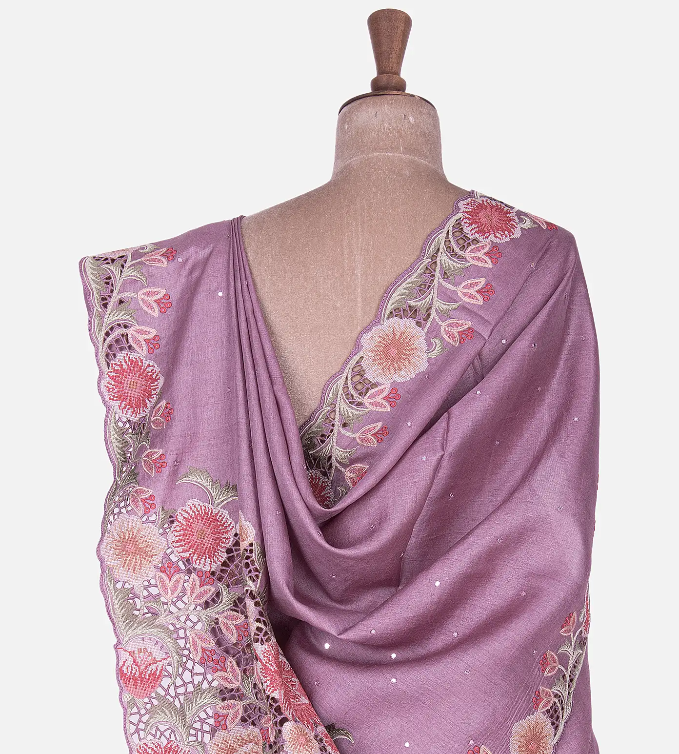 Onion Pink Tussar Saree3