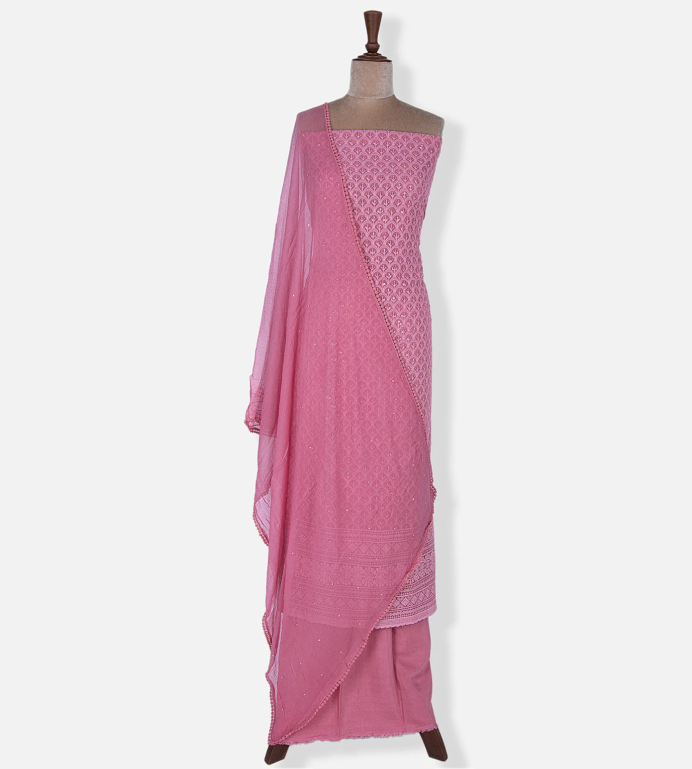 Light Pink Georgette Salwar2