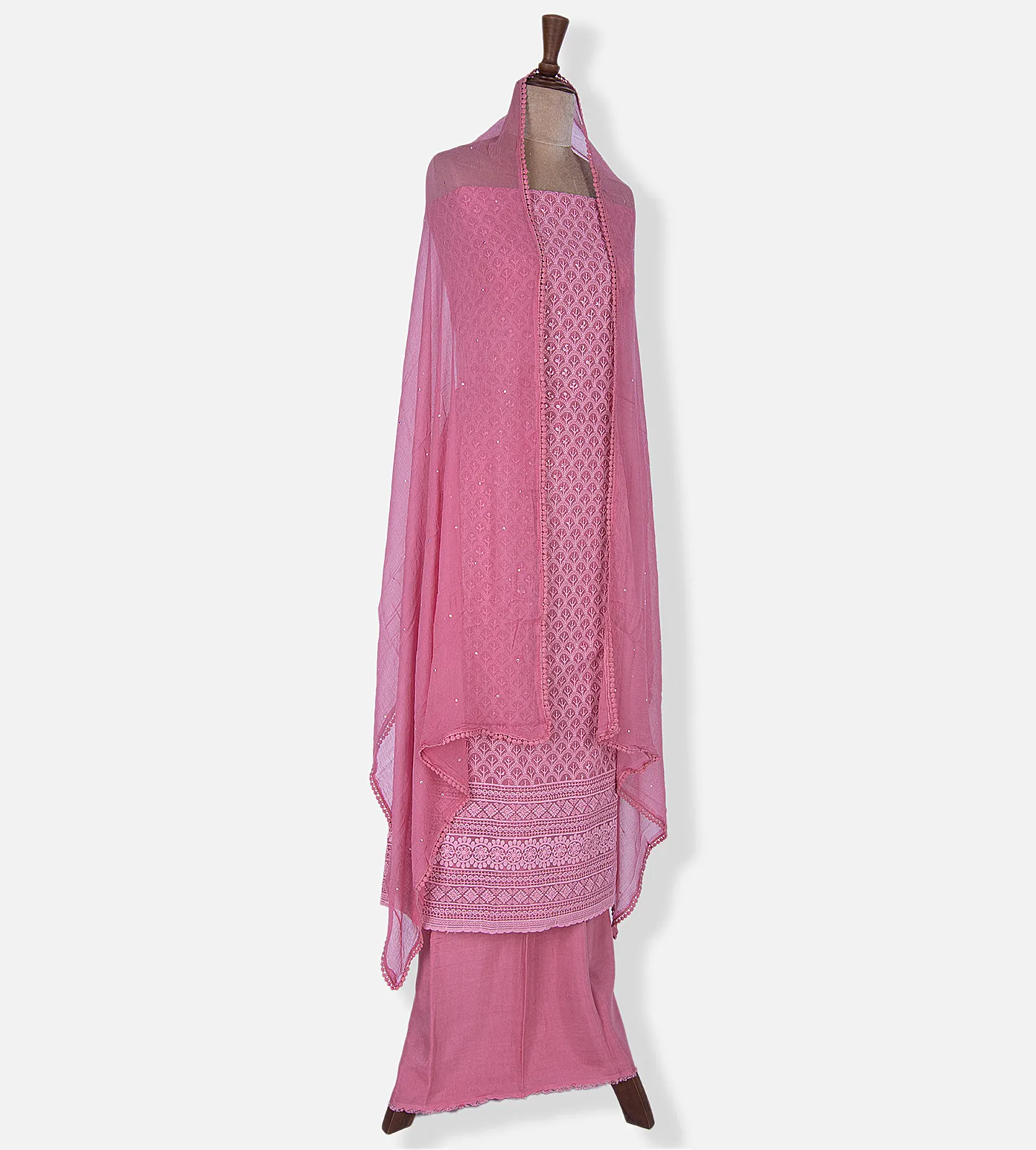 Light Pink Georgette Salwar3