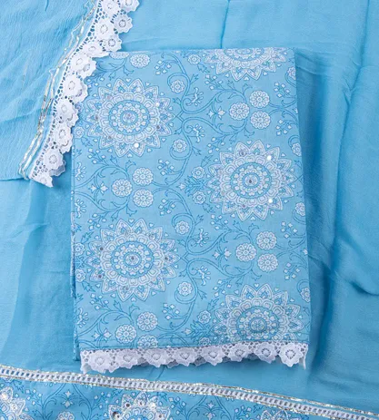 Light Blue Cotton Salwar1