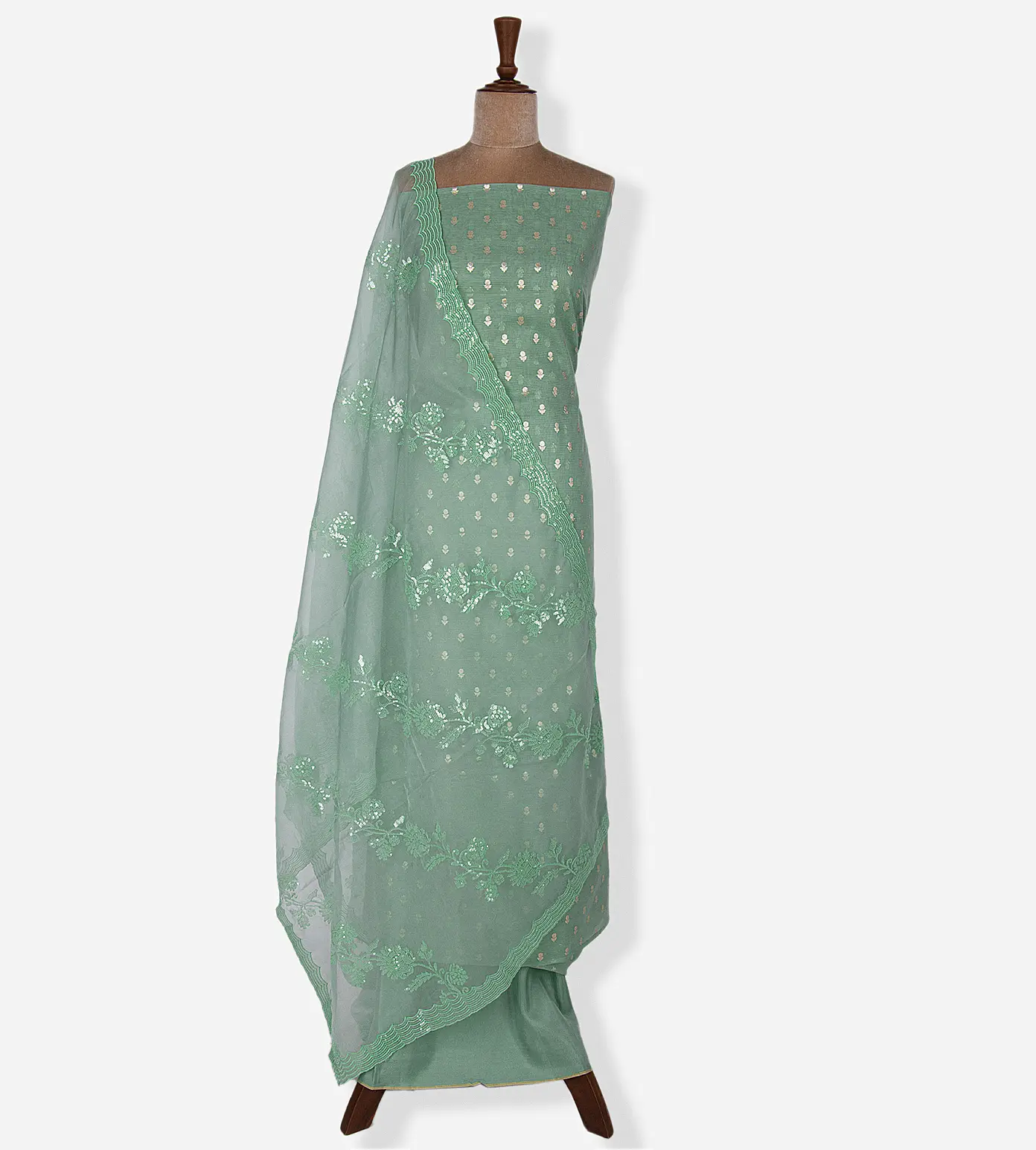 Green Organza Salwar3