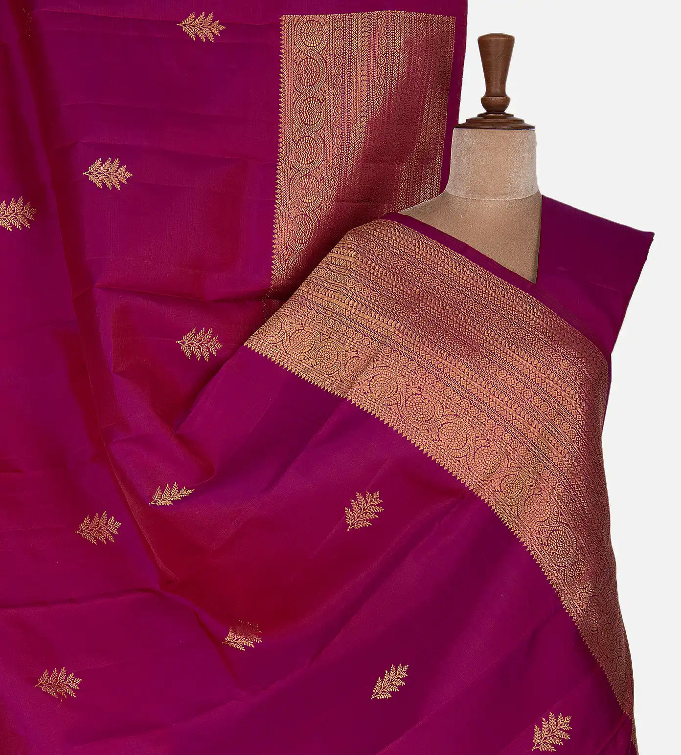 Pink Kanchipuram Silk Saree1