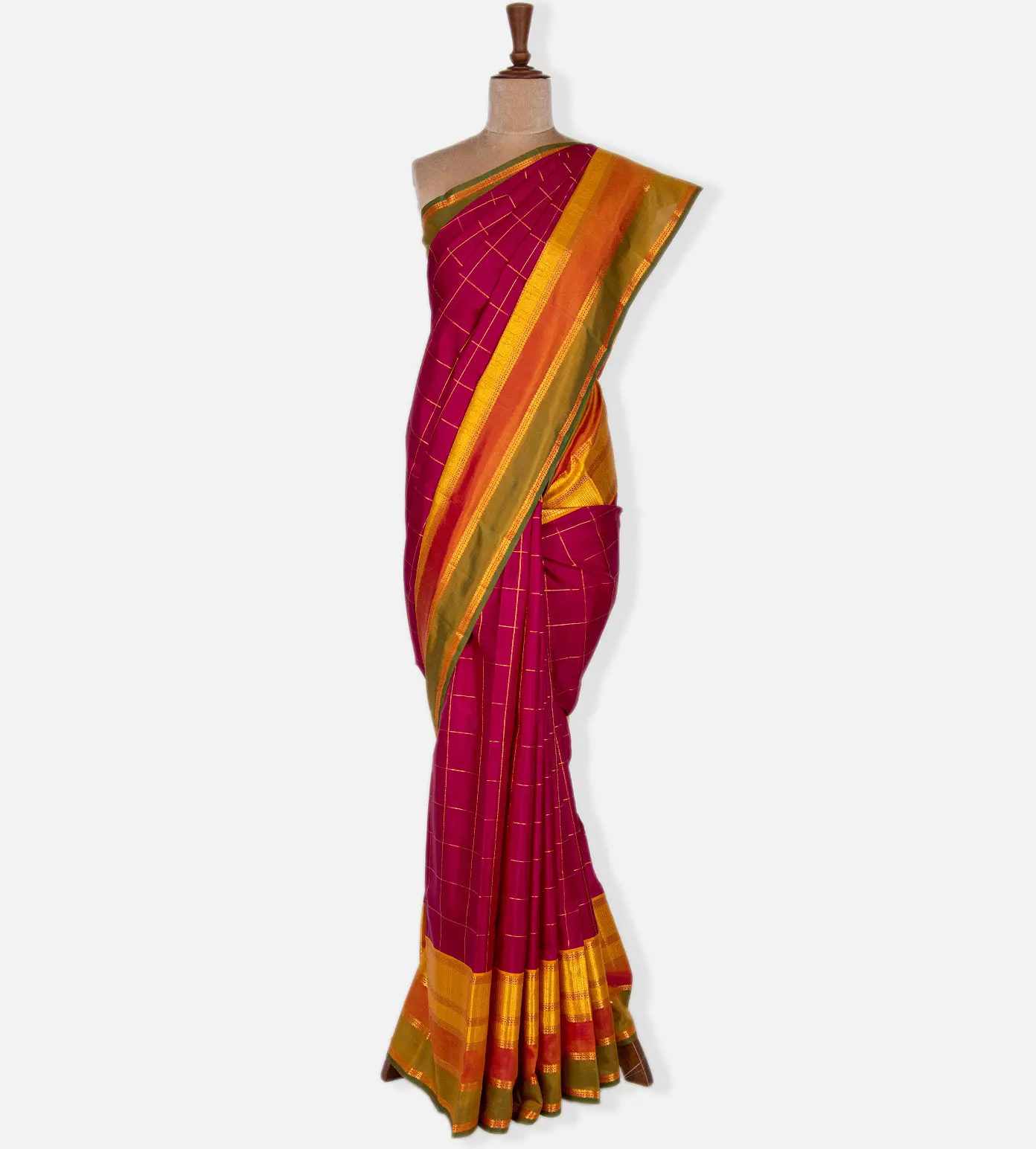 Pink Kanchipuram Silk Saree2