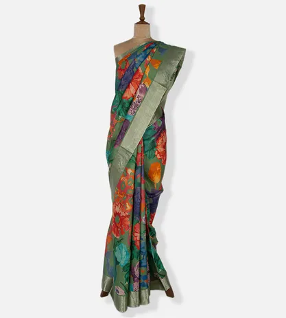 Green Tussar Saree2