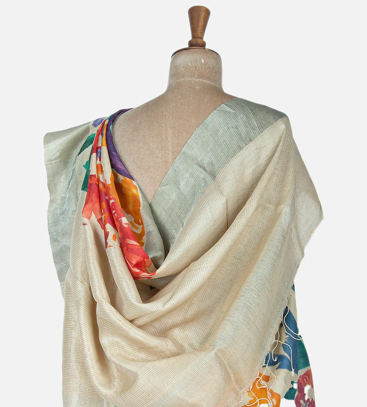 Creme Tussar Saree3