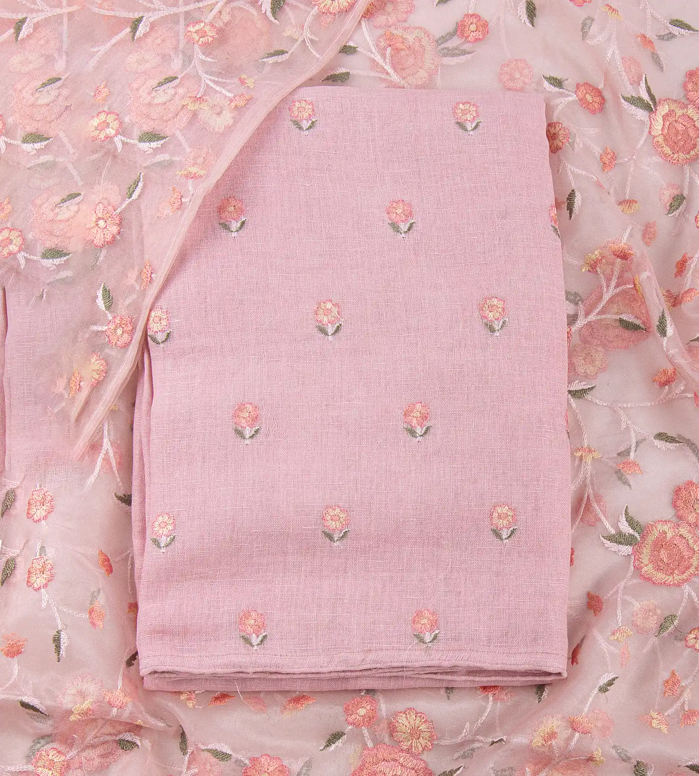 Light Pink Linen Salwar1