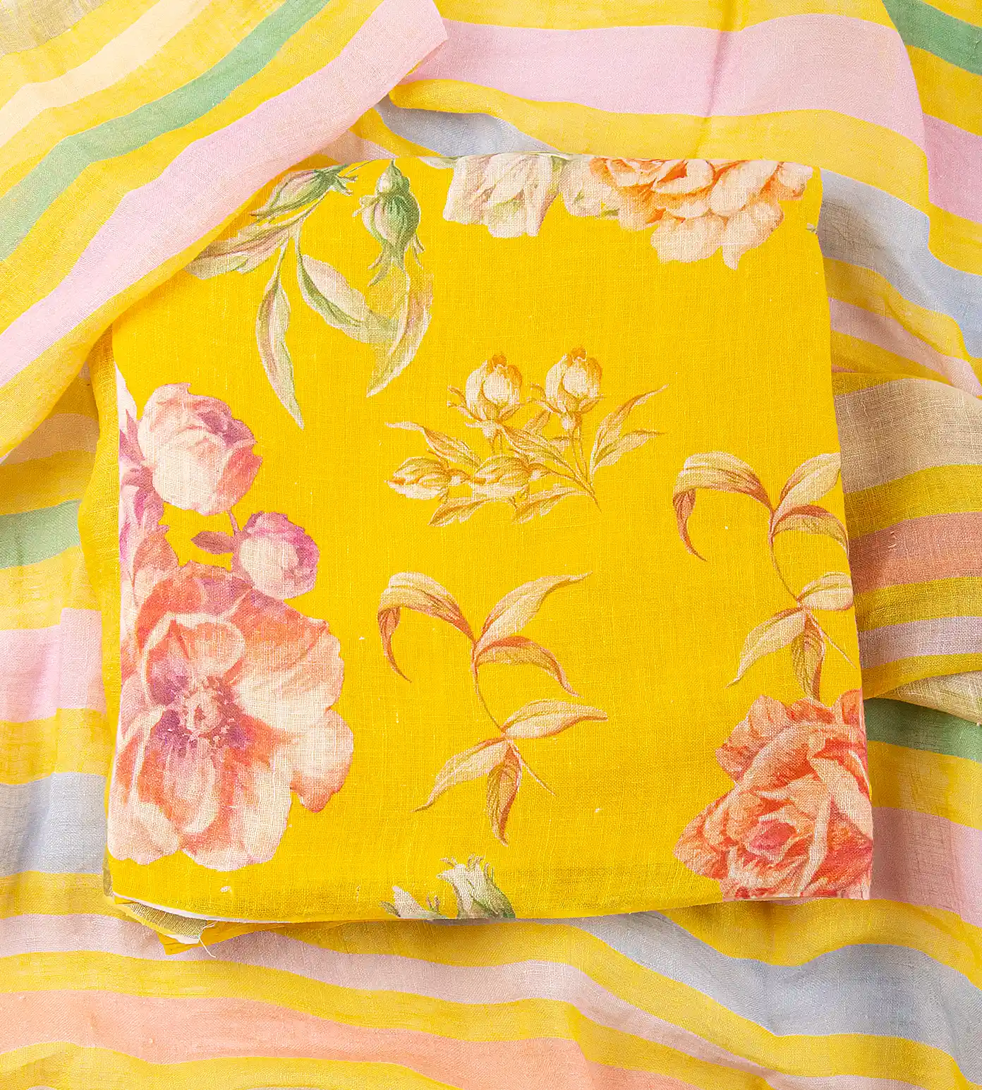 Yellow Linen Salwar1