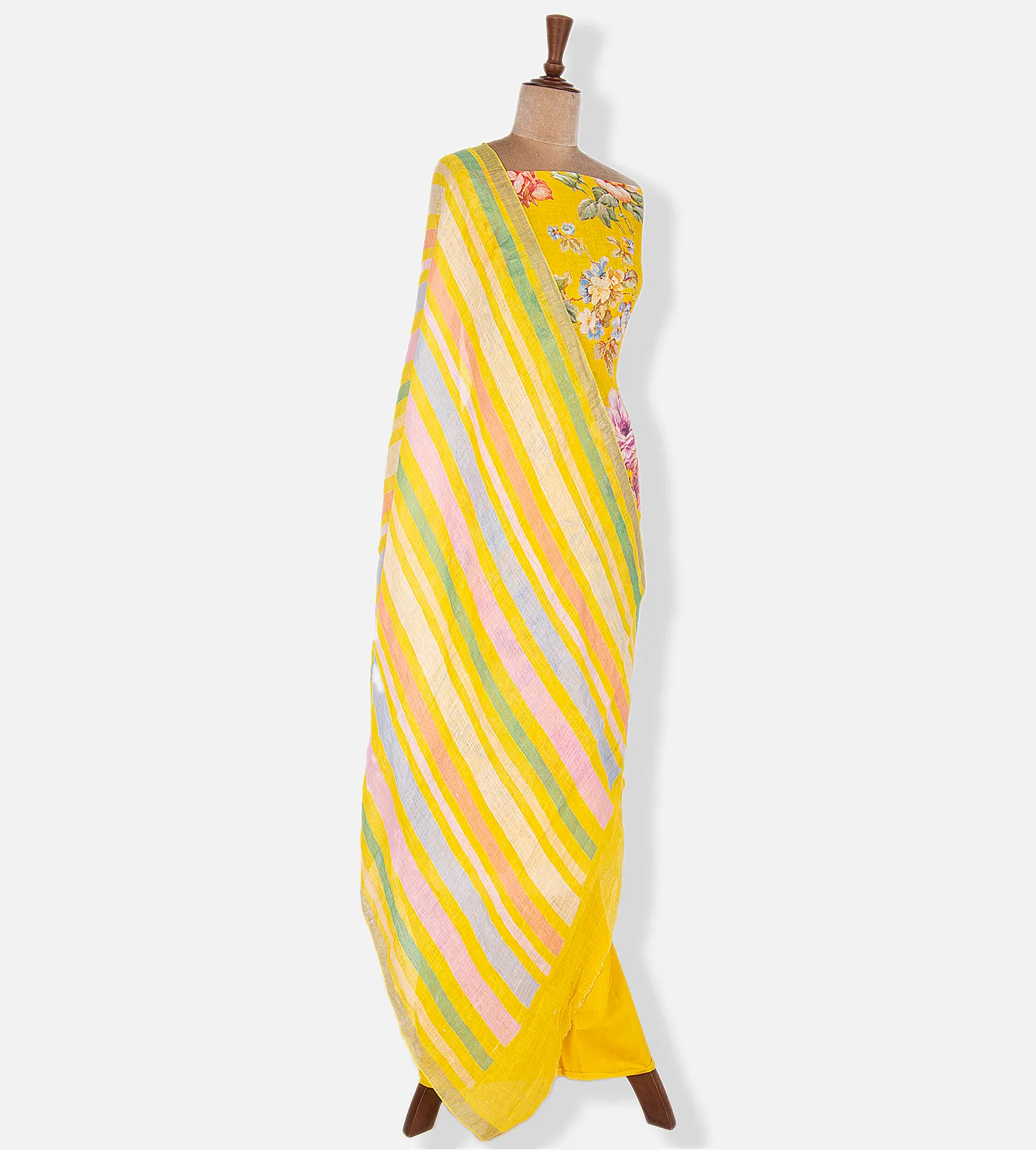 Yellow Linen Salwar3