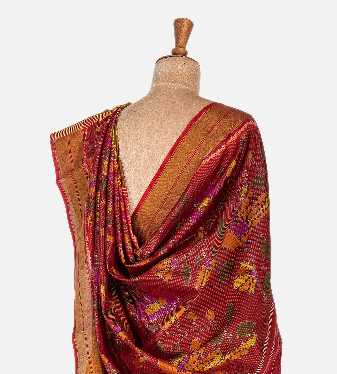 Olive Patola Silk Saree3