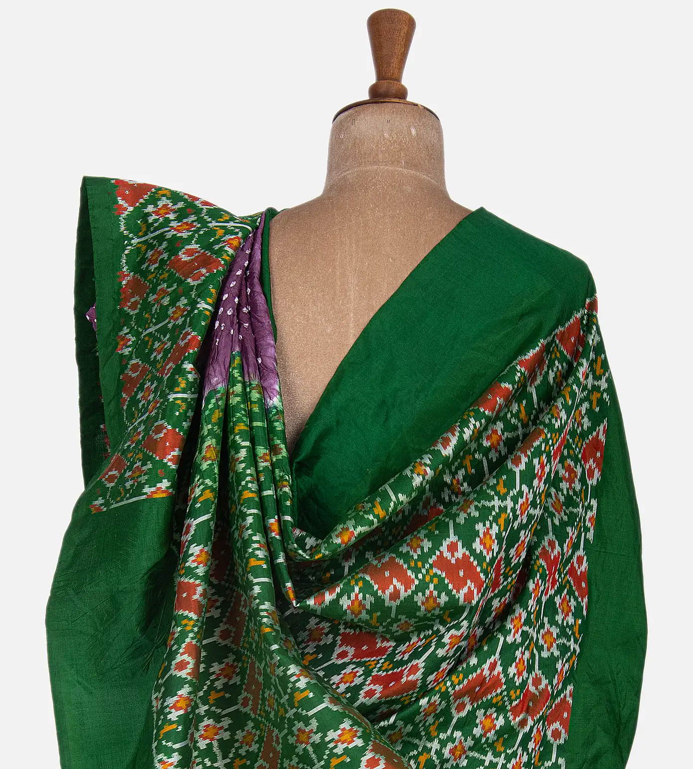 Onion Pink Bandhani Saree3