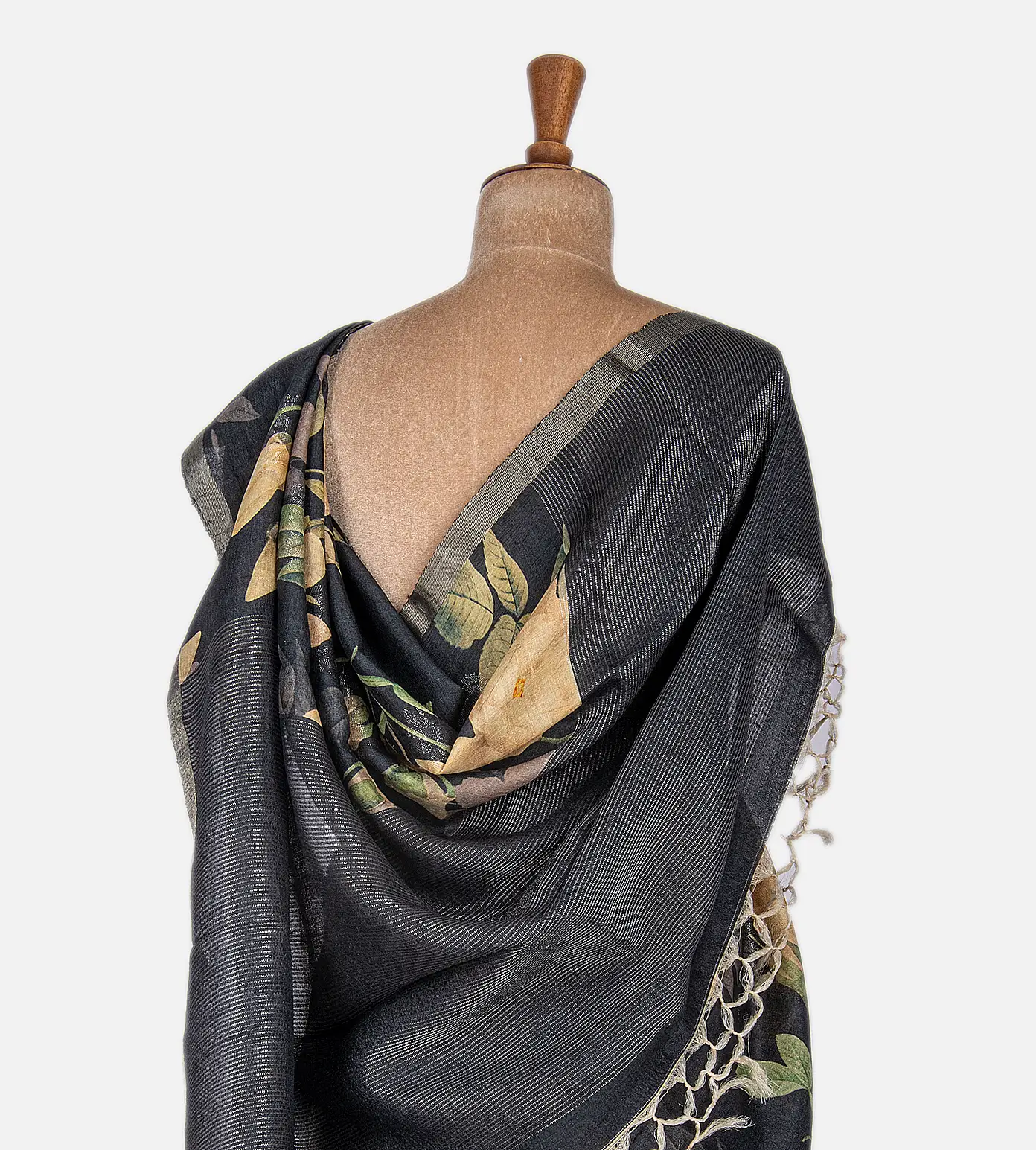 Black Tussar Saree3