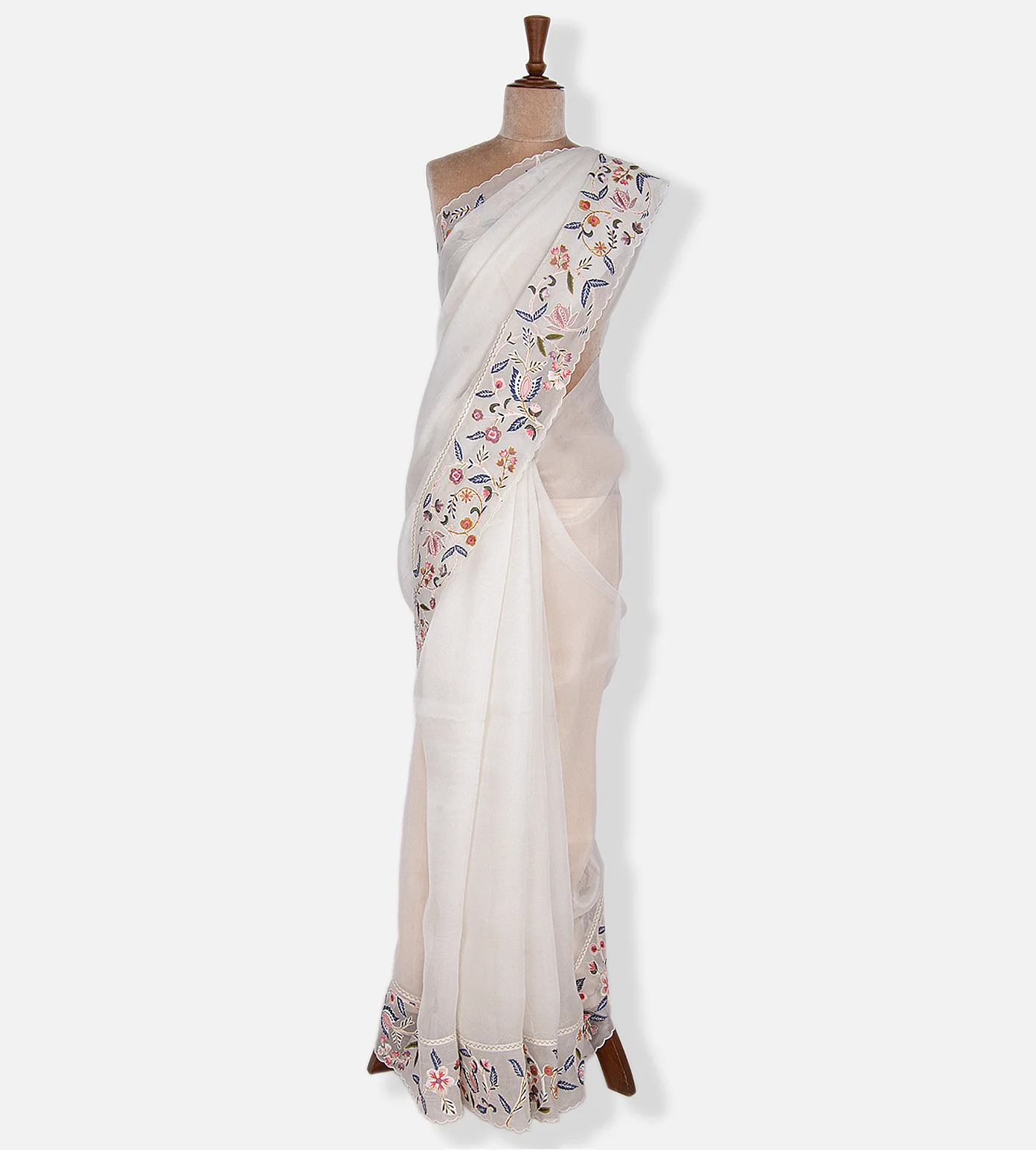 Off White Organza Saree2