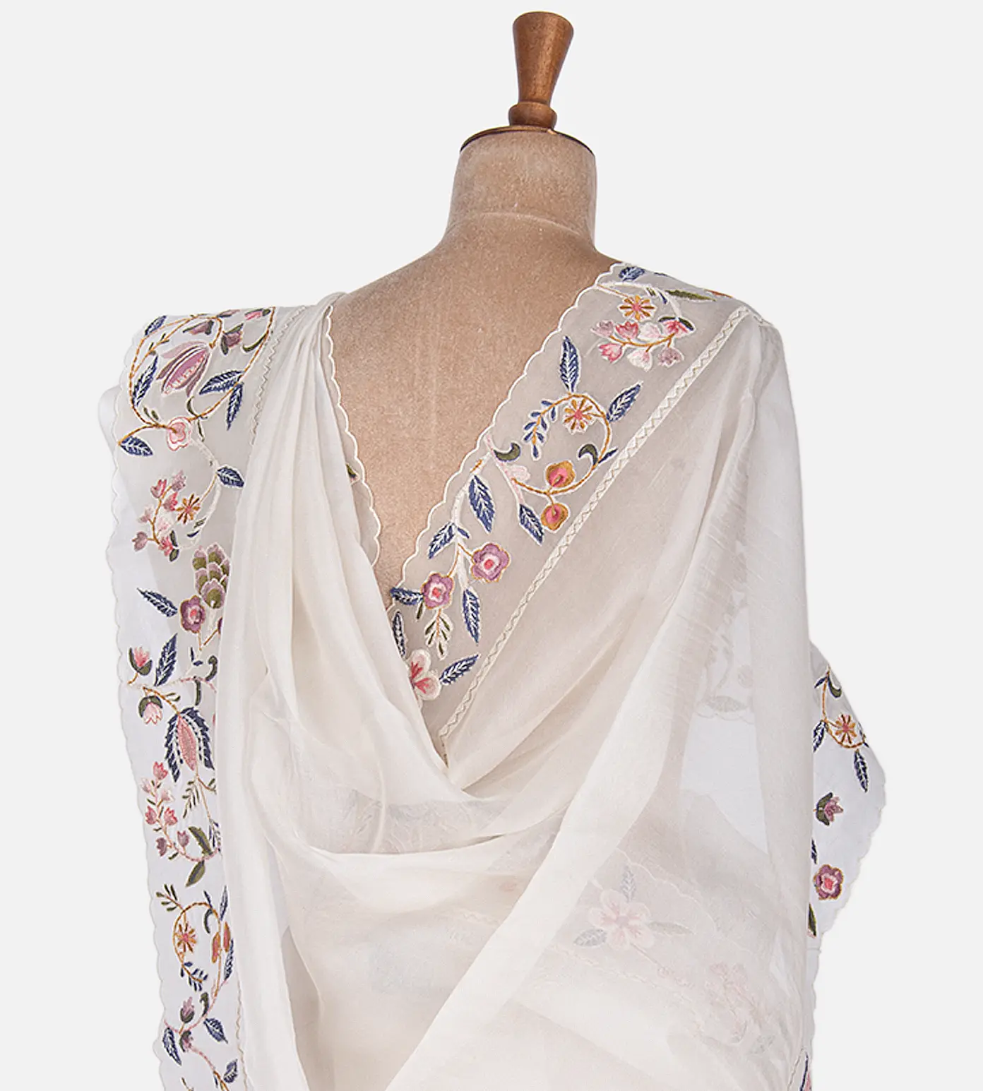 Off White Organza Saree3