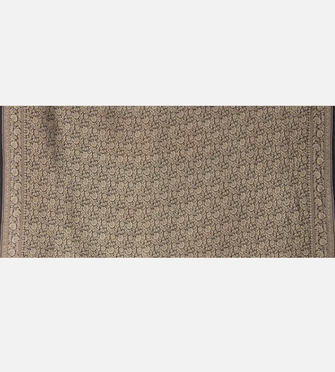 Black Banarasi Georgette Saree4