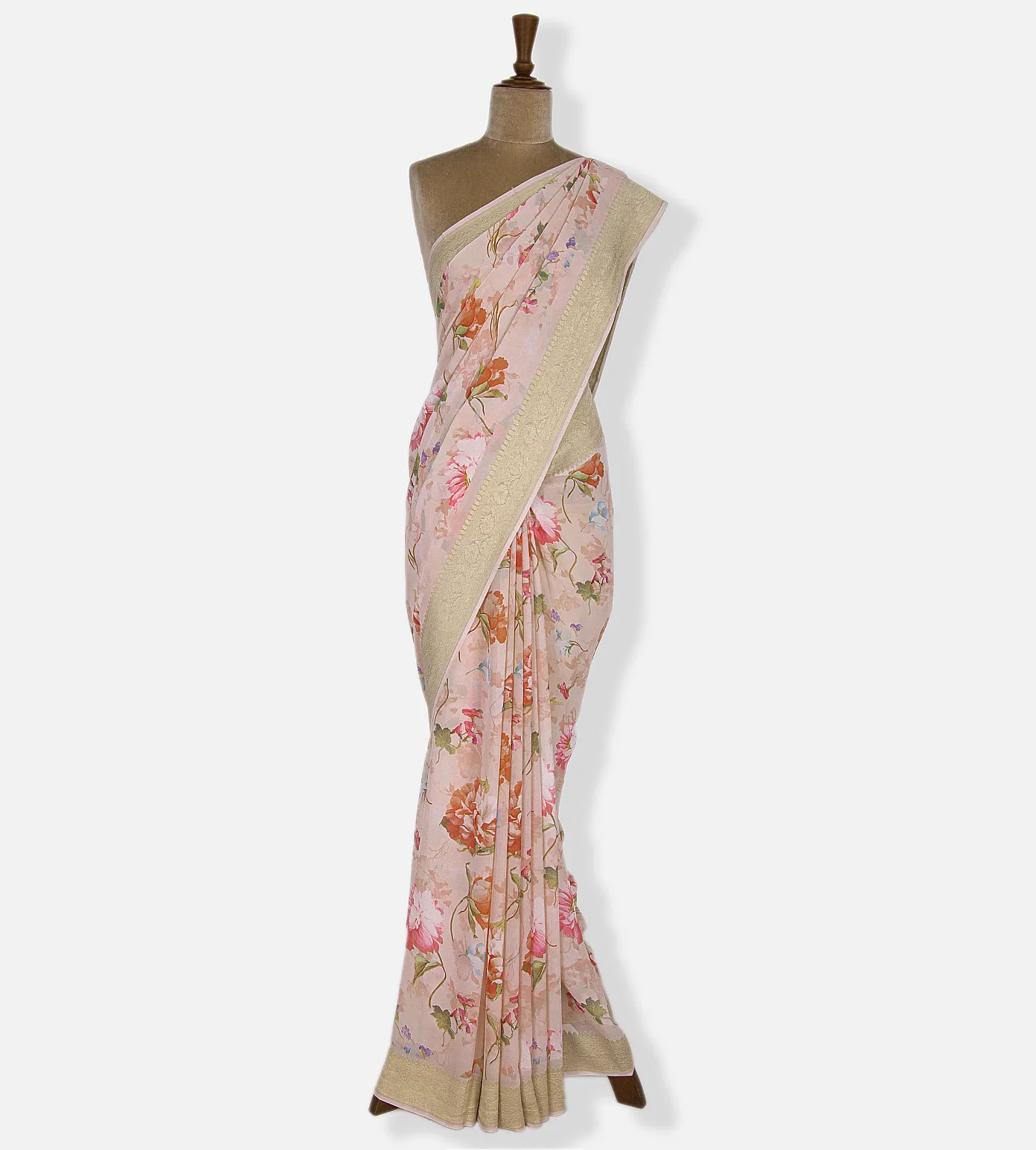 light-peach-banarasi-georgette-saree-rv19242-b