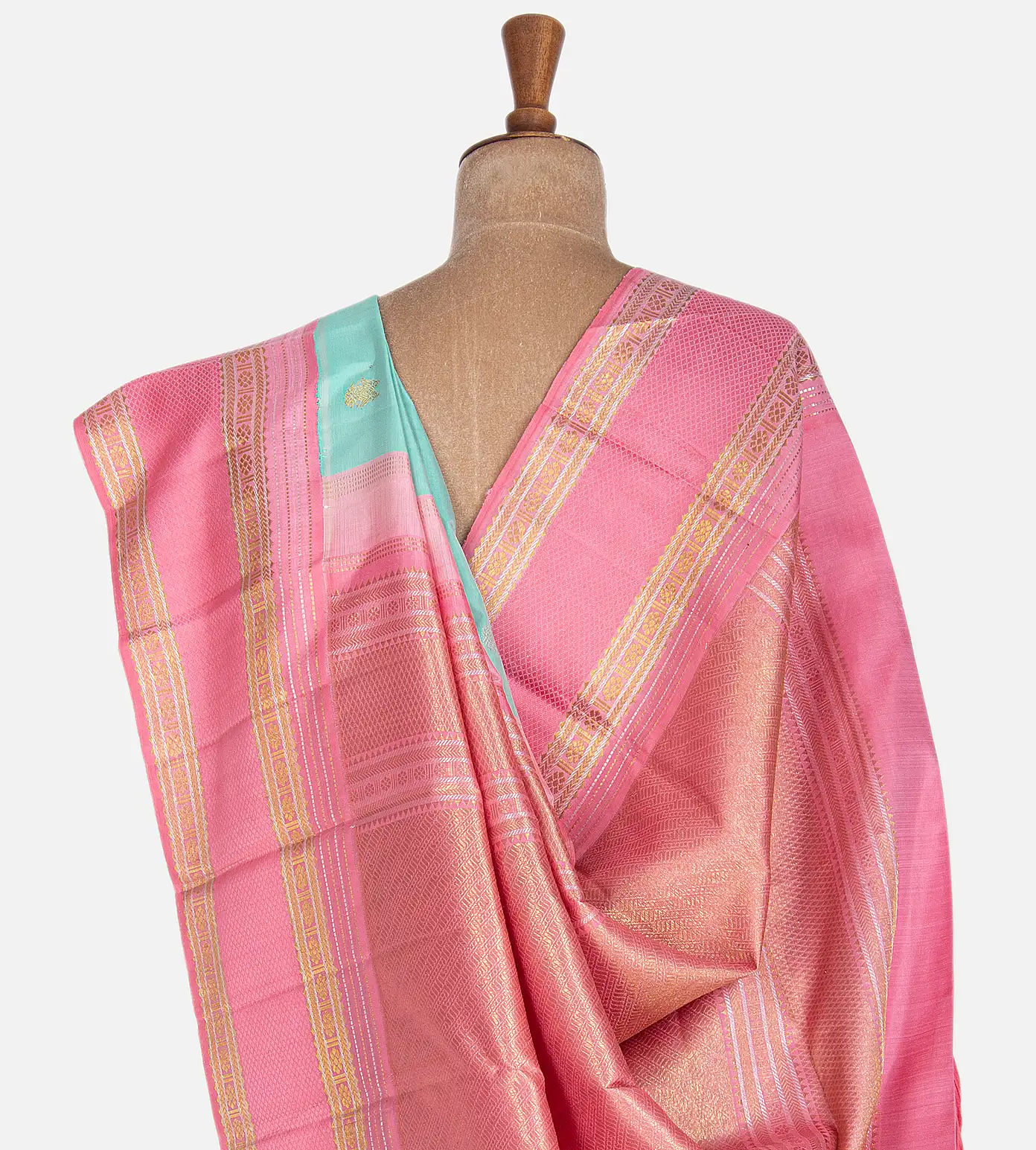 Blue Kanchipuram Silk Saree3