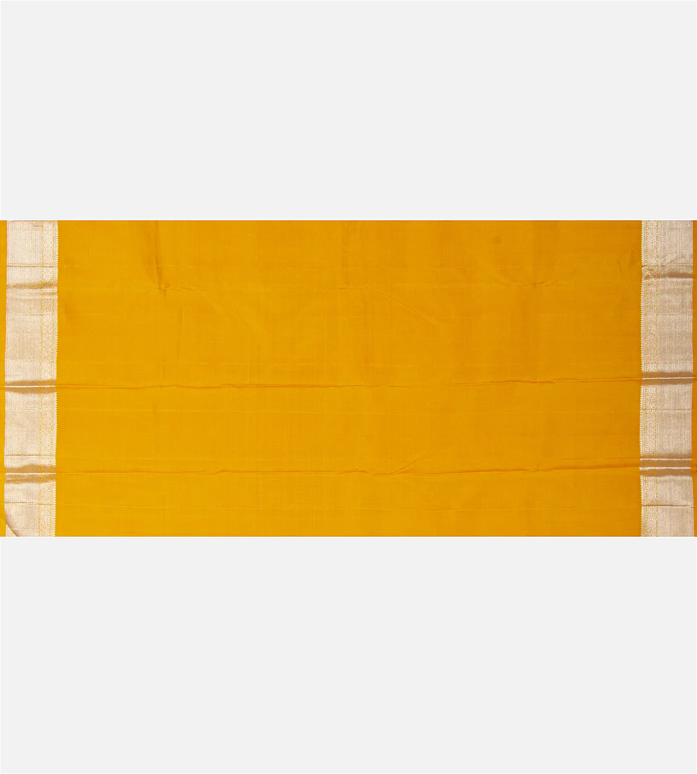 Yellow Kanchipuram Silk Saree4