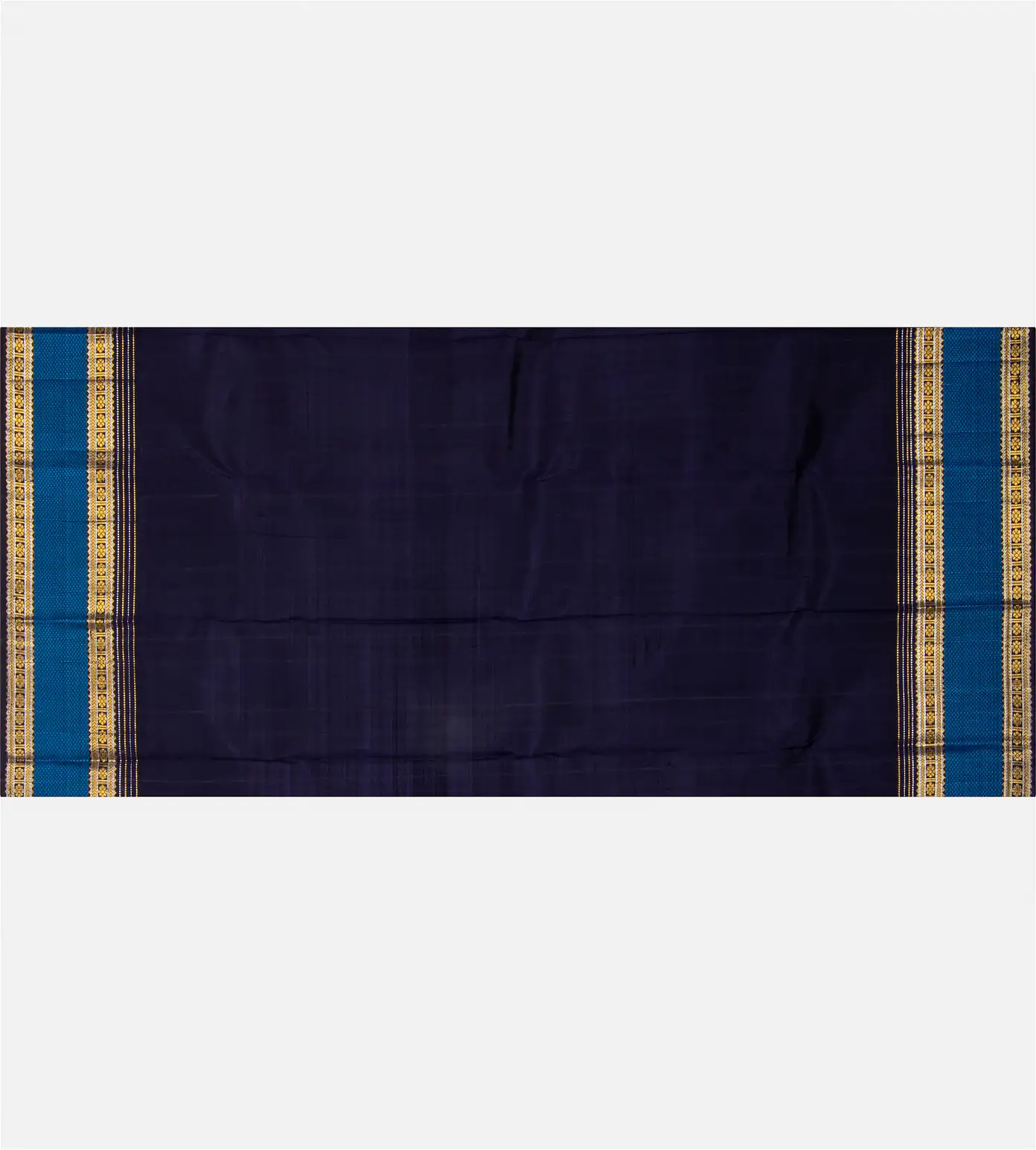 Blue Kanchipuram Silk Saree4