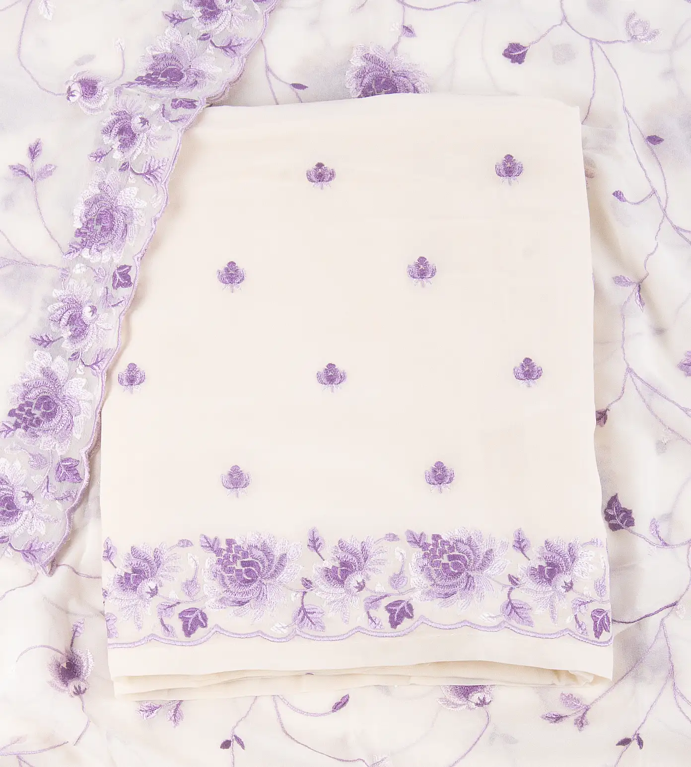 Off White Crepe Salwar1