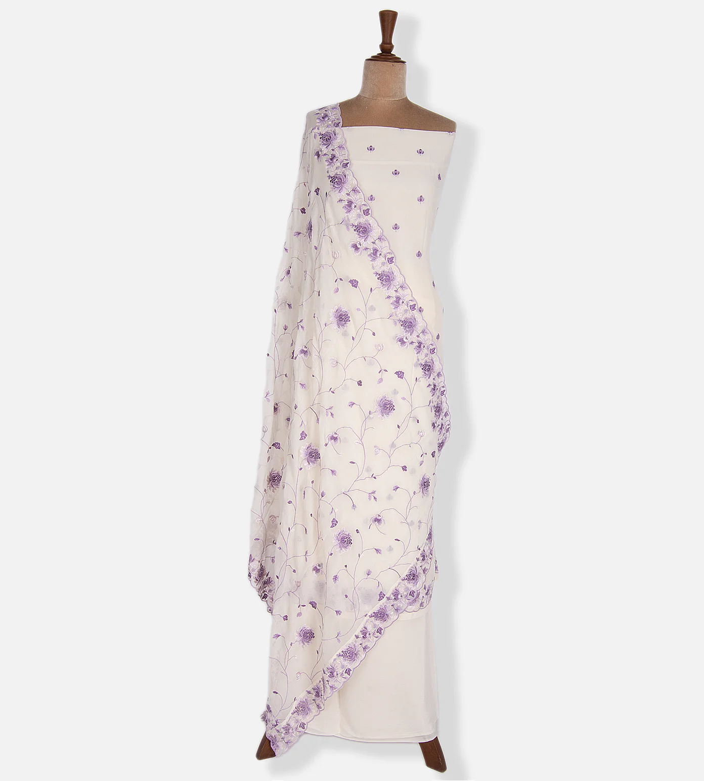 Off White Crepe Salwar2