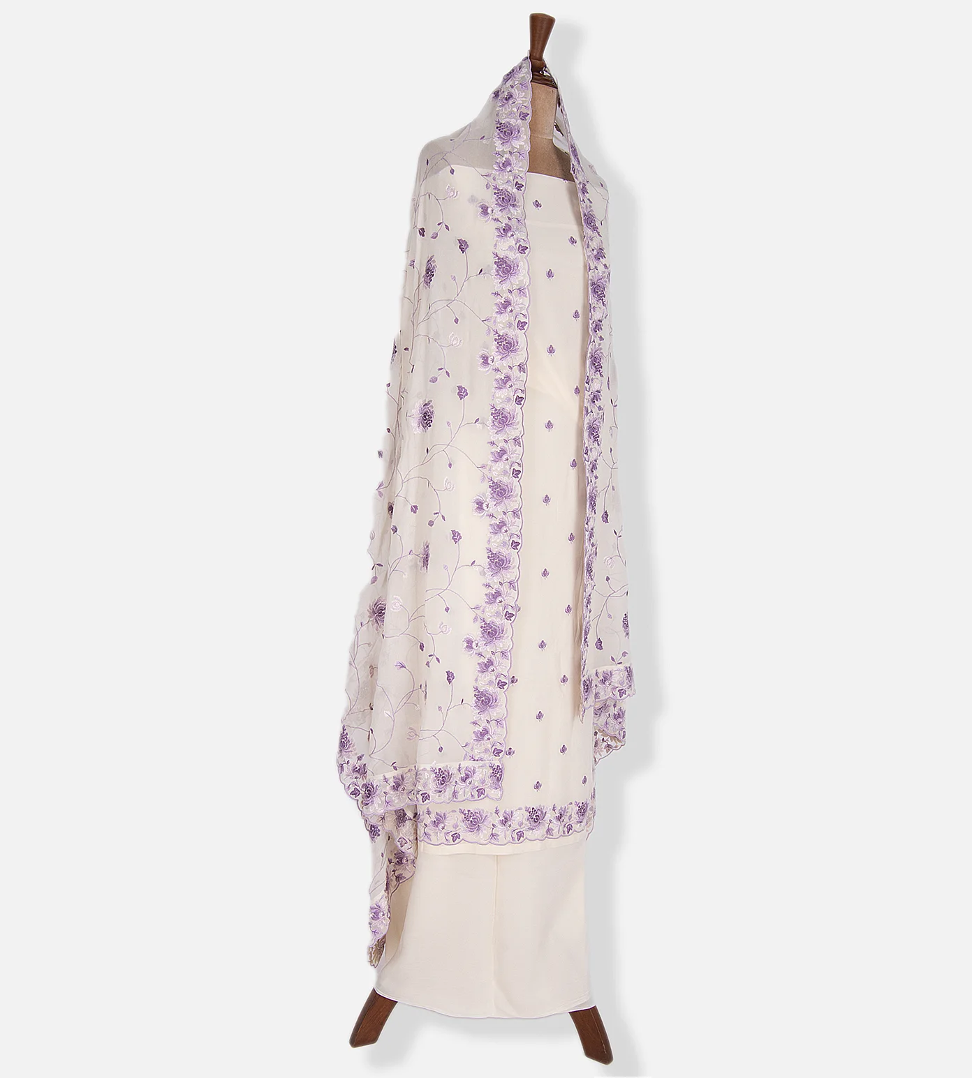 Off White Crepe Salwar3