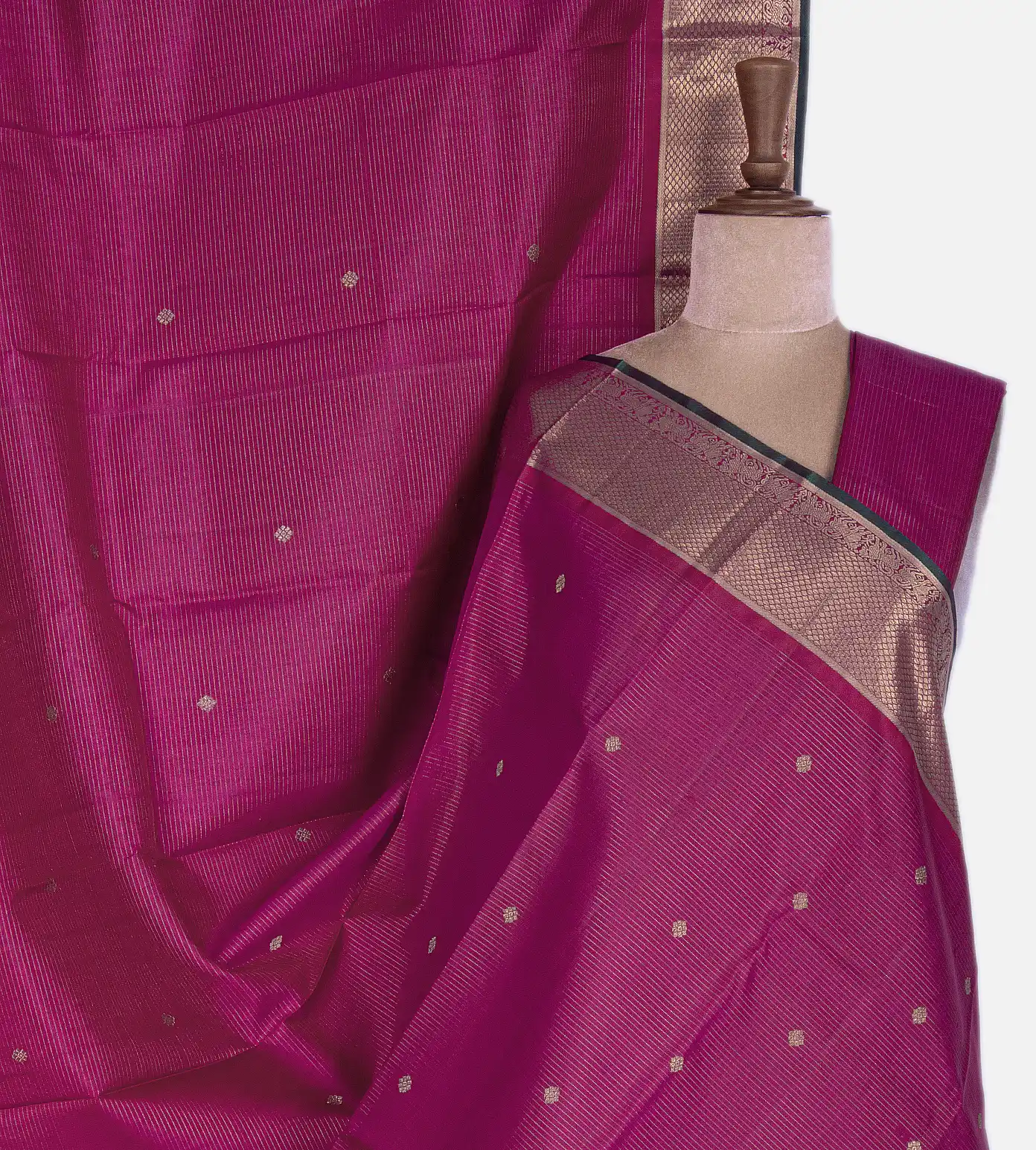 Pink Kanchipuram Silk Saree1