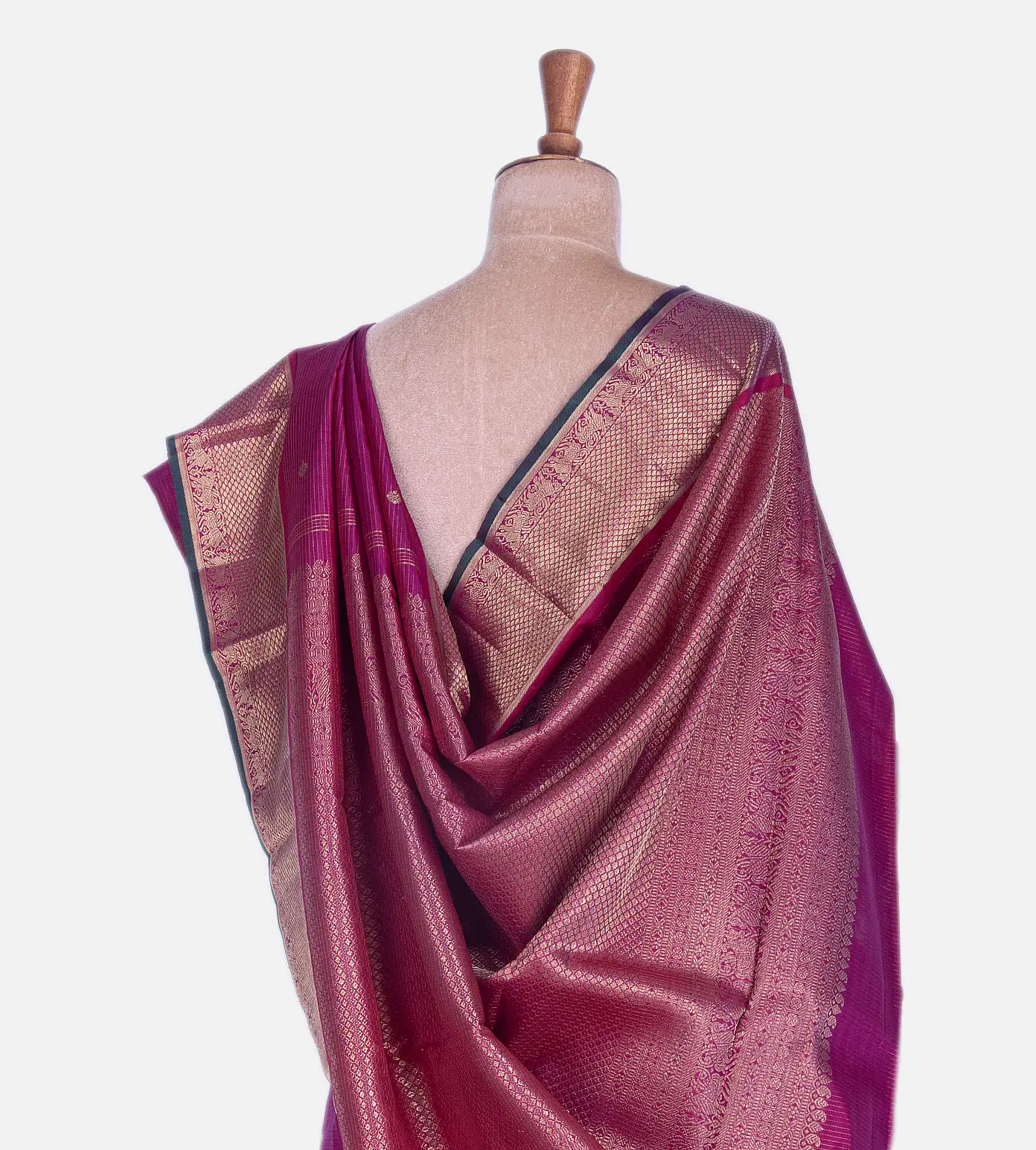 Pink Kanchipuram Silk Saree3