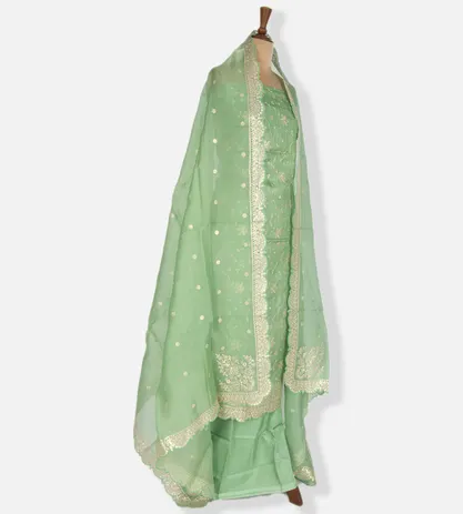 Green Tussar Embroidery Salwar3