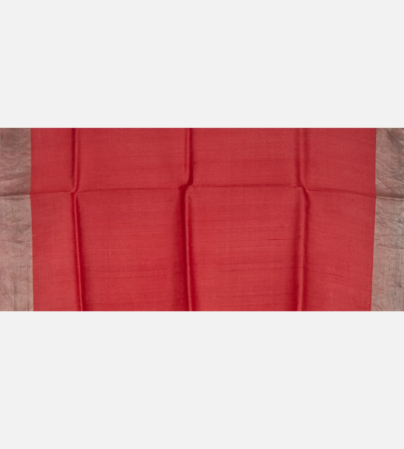 Red Tussar Printed Saree4