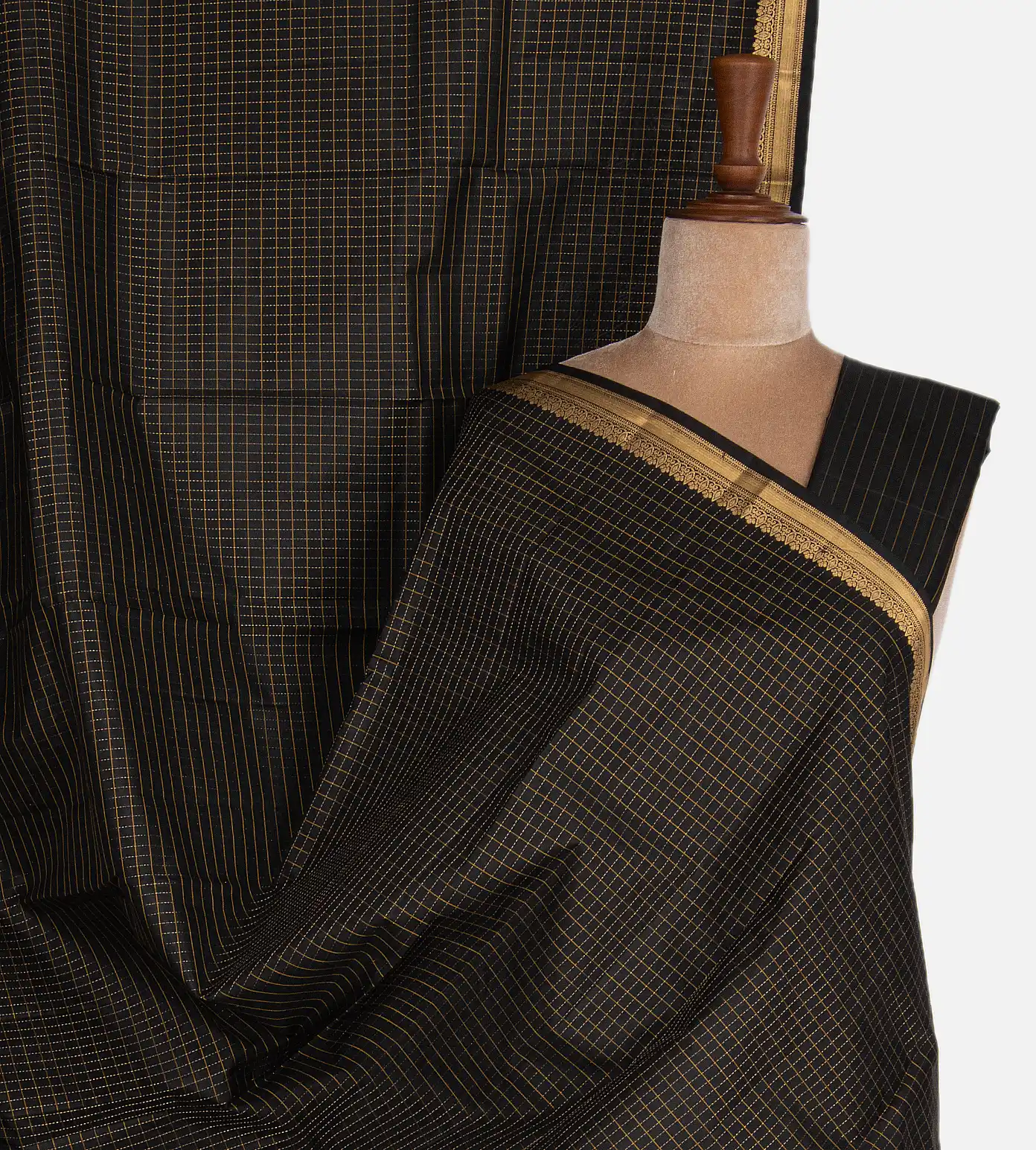 Black Soft Silk Saree1