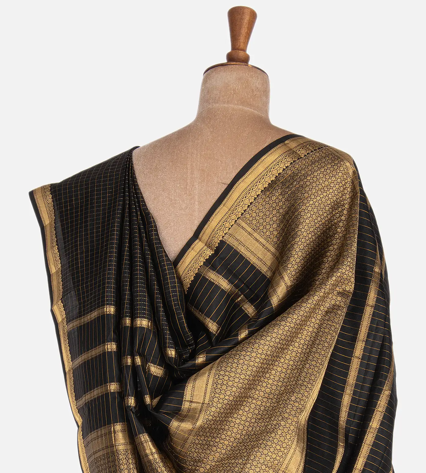 Black Soft Silk Saree3