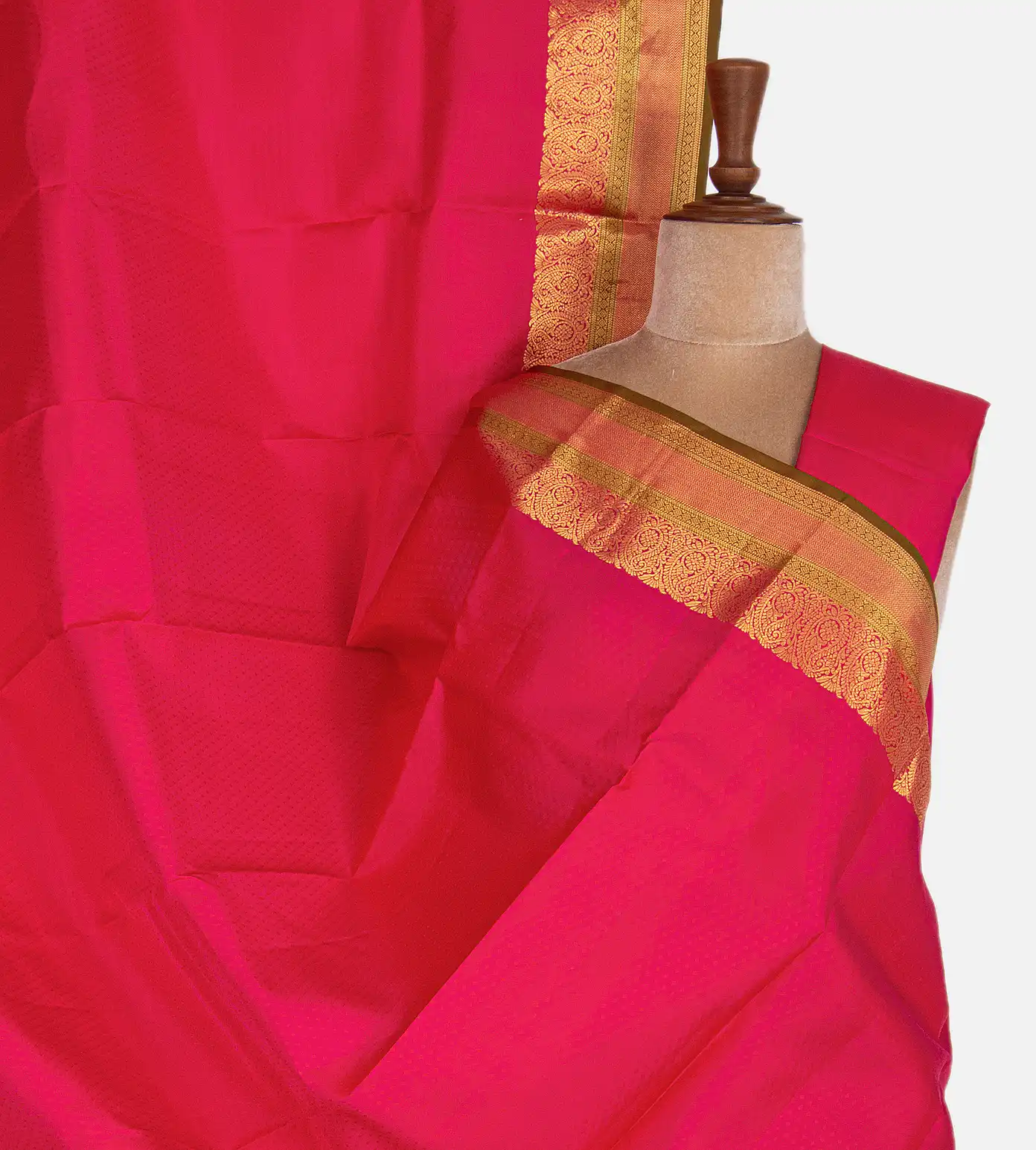 Pinkish Orange Soft Silk Saree1