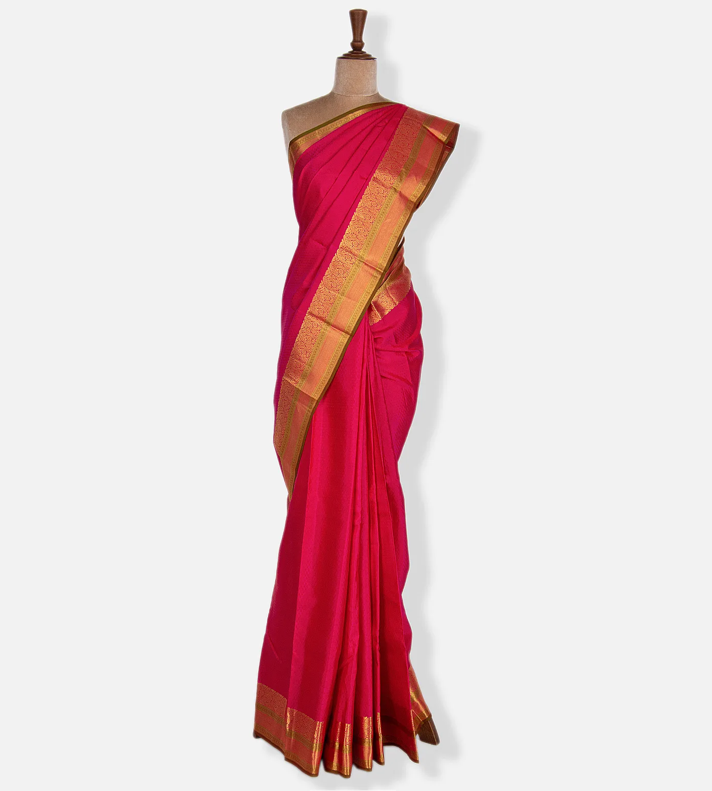 Pinkish Orange Soft Silk Saree2