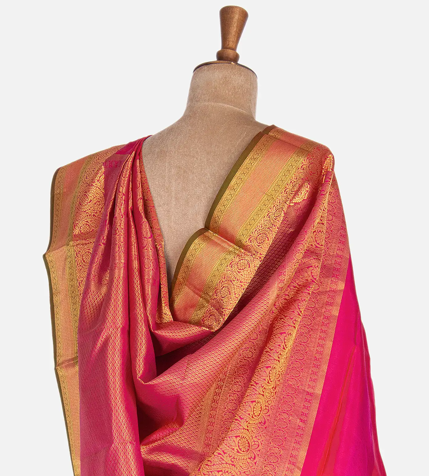 Pinkish Orange Soft Silk Saree3